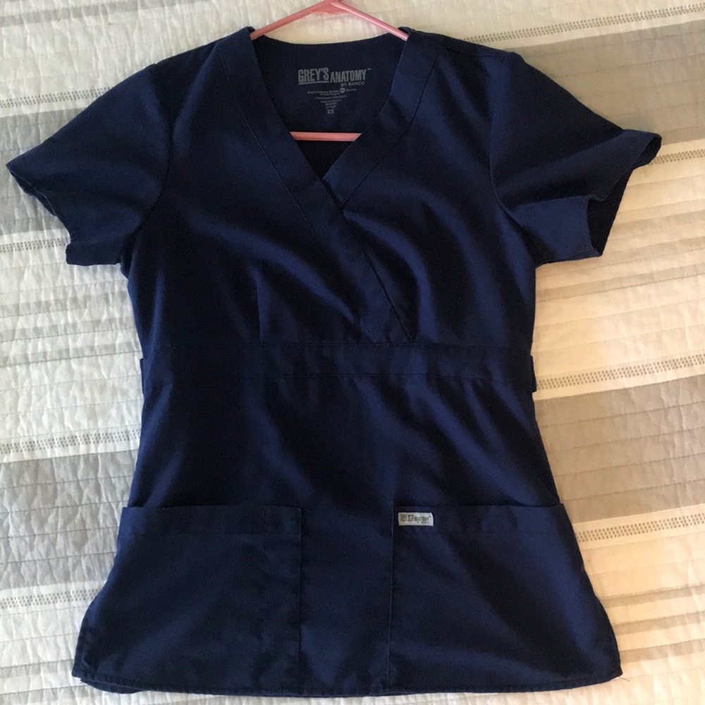 Grey’s Anatomy Barco Navy Scrub Top